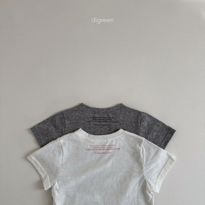 Digreen - Korean Children Fashion - #prettylittlegirls - Letter Tee - 3