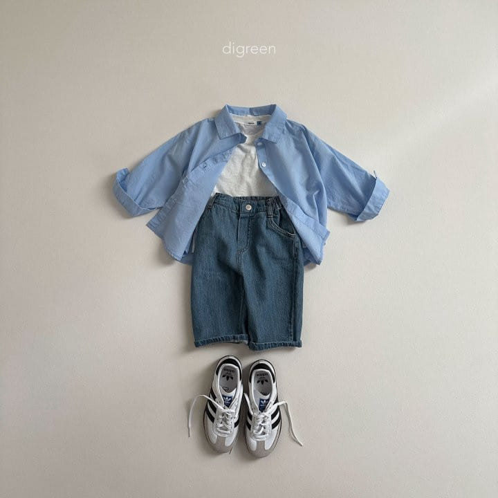 Digreen - Korean Children Fashion - #prettylittlegirls - Denim Shorts - 11