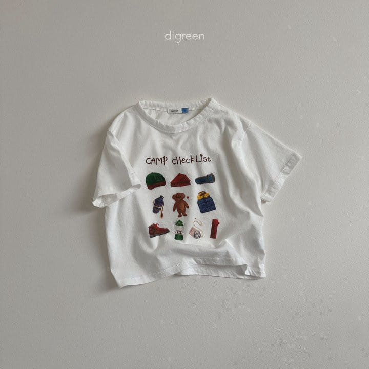 Digreen - Korean Children Fashion - #todddlerfashion - Camping Tee - 6