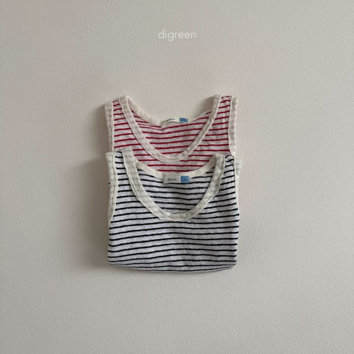 Digreen - Korean Children Fashion - #todddlerfashion - L ST Sleevless Tee - 5