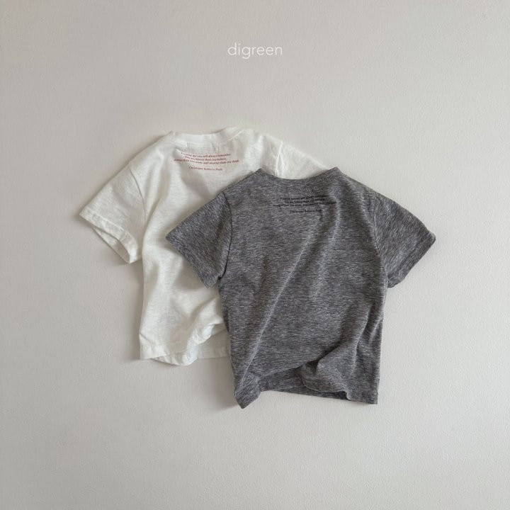 Digreen - Korean Children Fashion - #prettylittlegirls - Letter Tee - 4