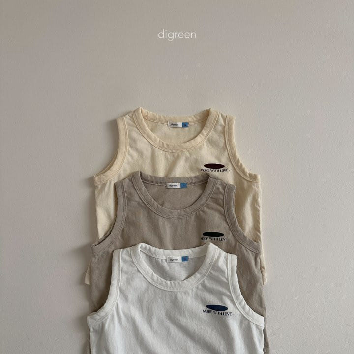 Digreen - Korean Children Fashion - #toddlerclothing - With Sleeveless Tee - 6