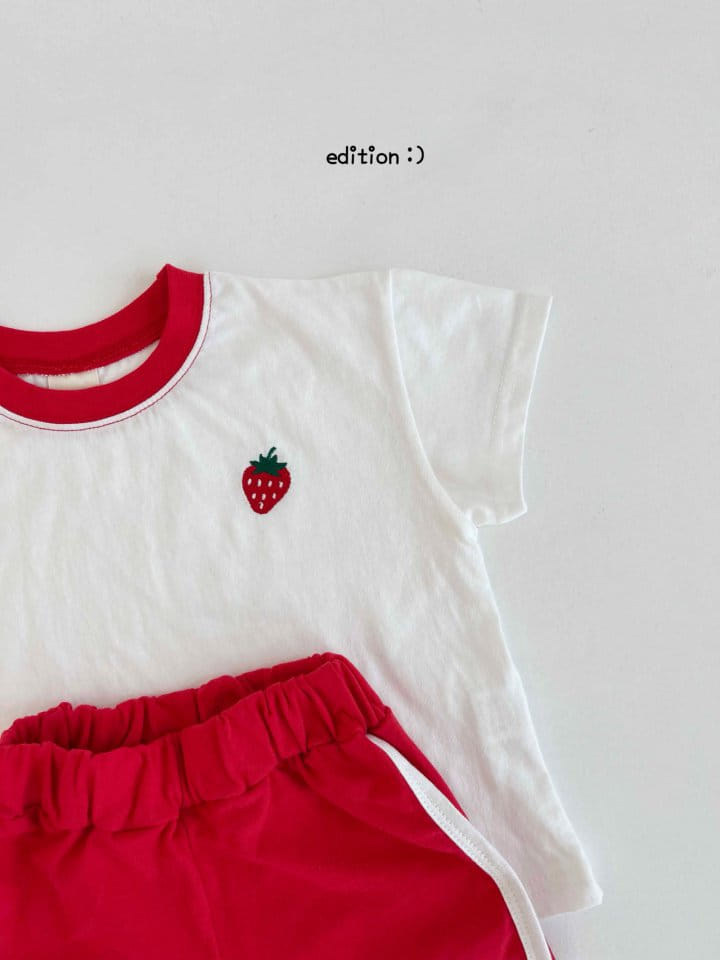 Edition - Korean Children Fashion - #designkidswear - Fruit Top Bottom Set - 7