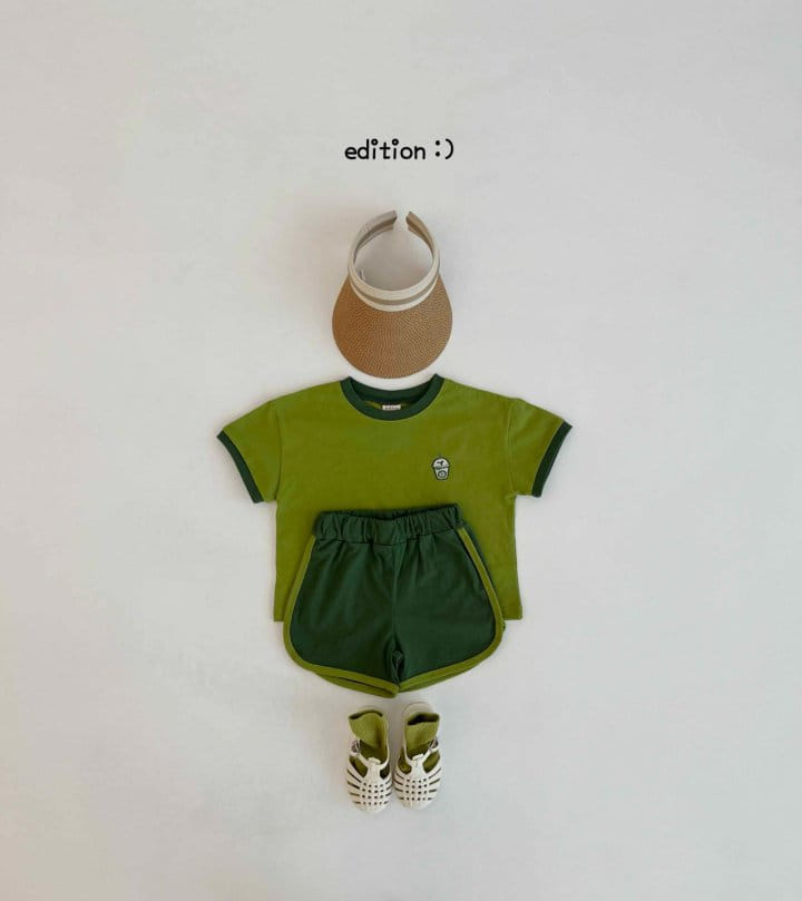 Edition - Korean Children Fashion - #kidsstore - Milk Tea Piping Top Bottom Set - 8