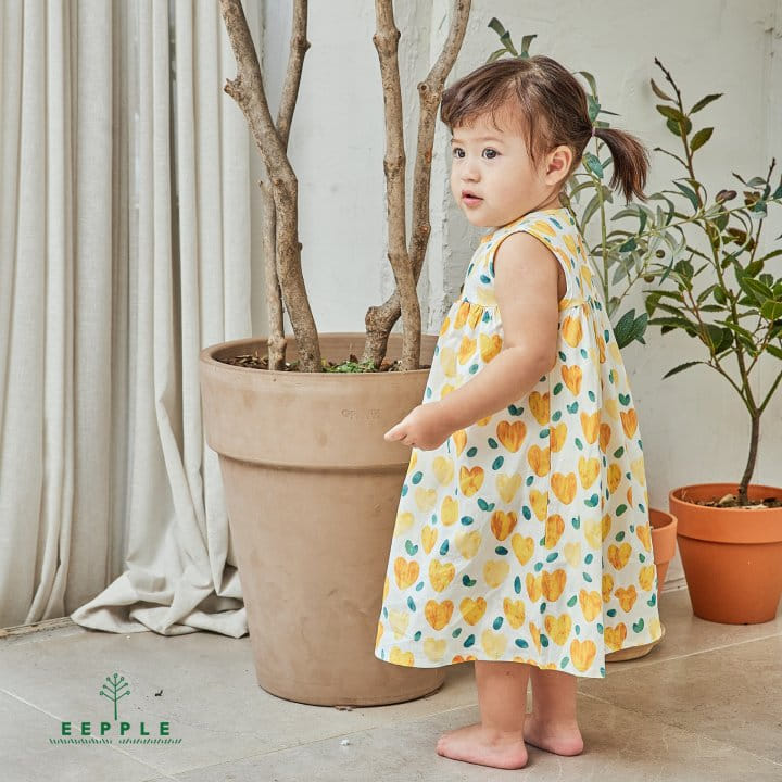 Eepple - Korean Children Fashion - #childofig - Heart One-Piece - 6