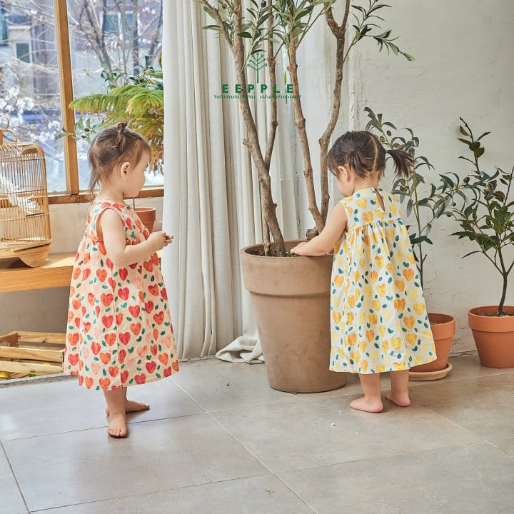 Eepple - Korean Children Fashion - #childrensboutique - Heart One-Piece - 7