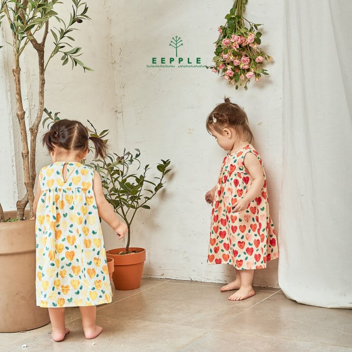 Eepple - Korean Children Fashion - #kidsshorts - Heart One-Piece - 11