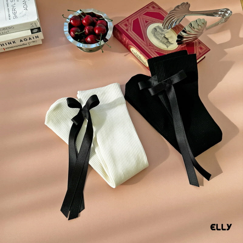 Ellymolly - Korean Children Fashion - #childofig - Ribbon Tights - 5