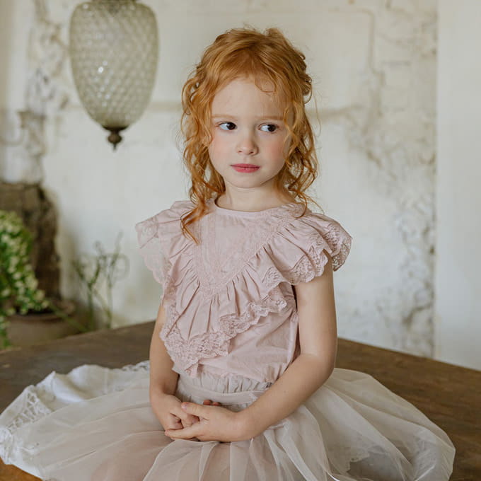 Flo - Korean Children Fashion - #kidzfashiontrend - Crease Blouse
