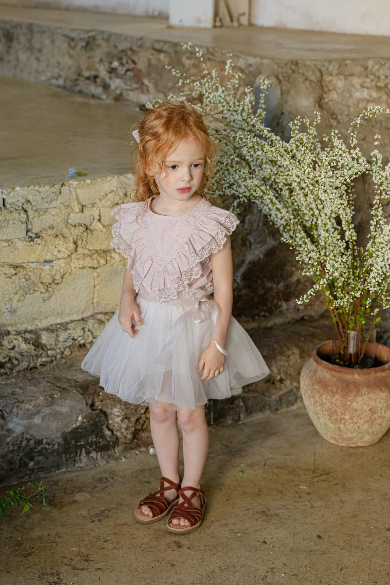 Flo - Korean Children Fashion - #minifashionista - Crease Blouse - 5