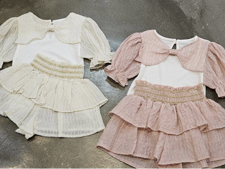 Flower J - Korean Children Fashion - #childofig - Ribbon Blouse