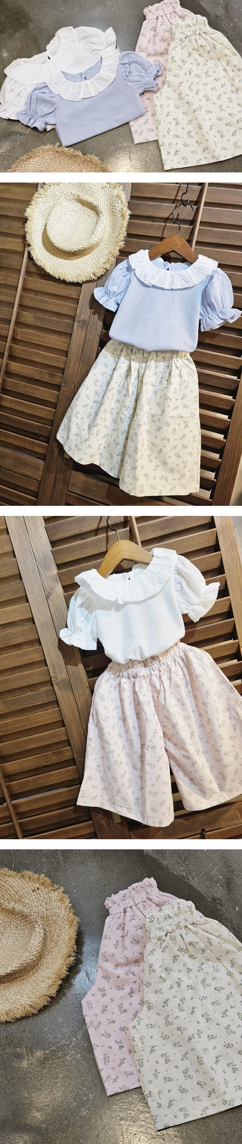 Flower J - Korean Children Fashion - #kidsshorts - Wide Pants - 2