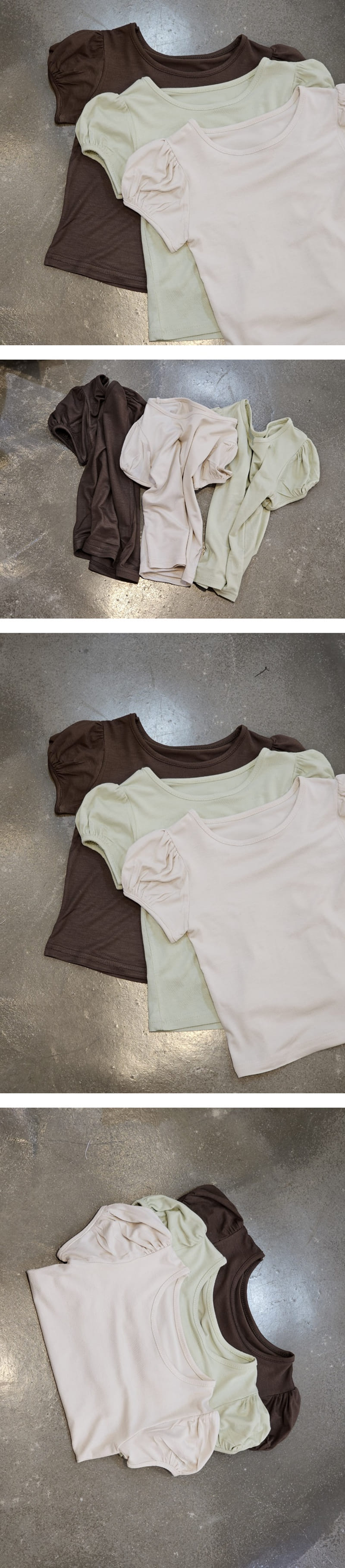 Flower J - Korean Children Fashion - #kidsstore - Puff Tee - 2