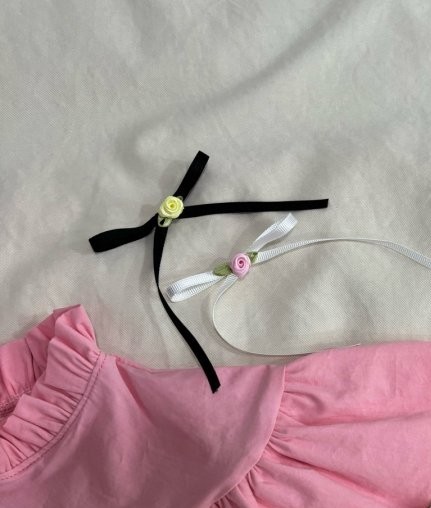 Flower Ribbon Pin