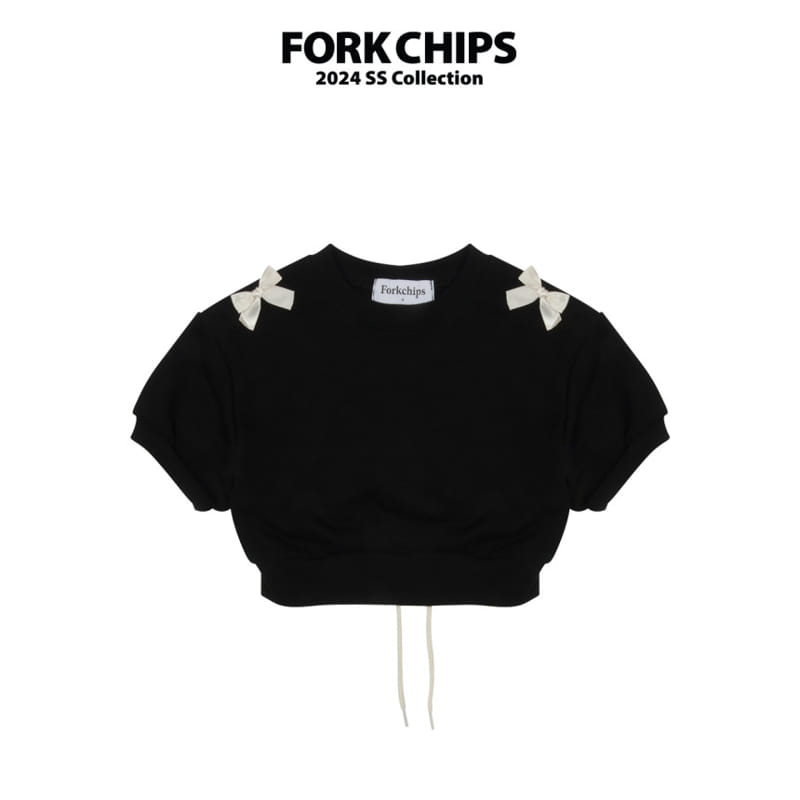 Fork Chips - Korean Children Fashion - #Kfashion4kids - Two Ribbon Sweatshirt - 2