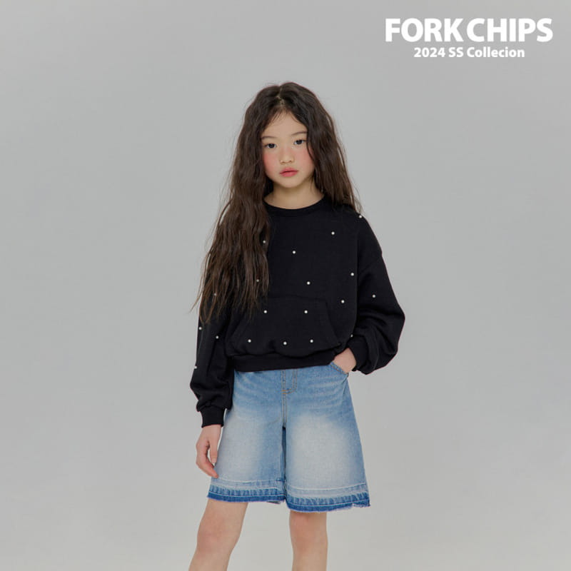Fork Chips - Korean Children Fashion - #childofig - Newtro Denim Pants - 4