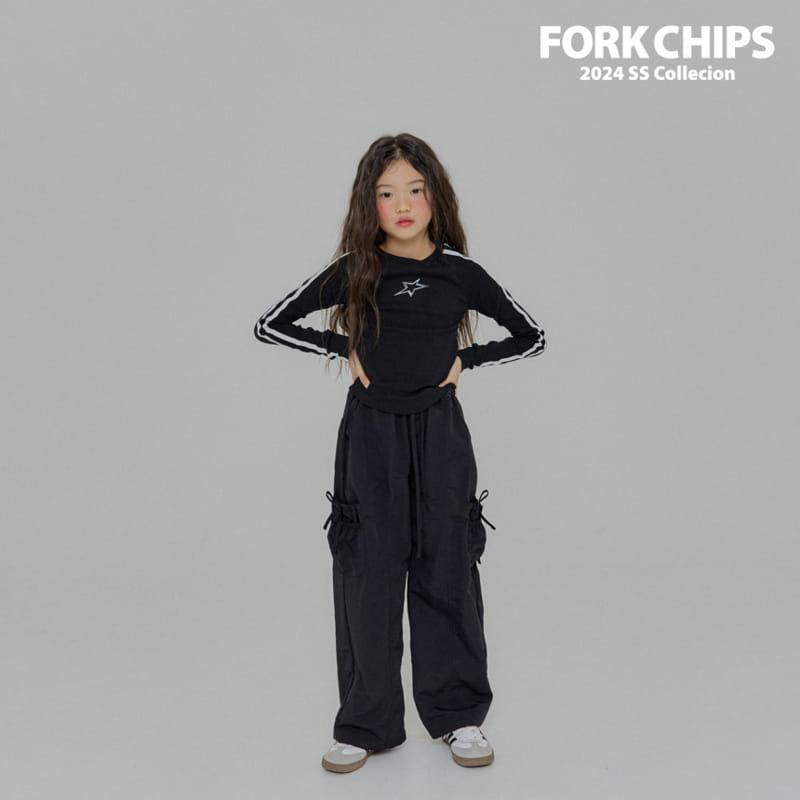 Fork Chips - Korean Children Fashion - #fashionkids - Soft Cargo Pants - 5