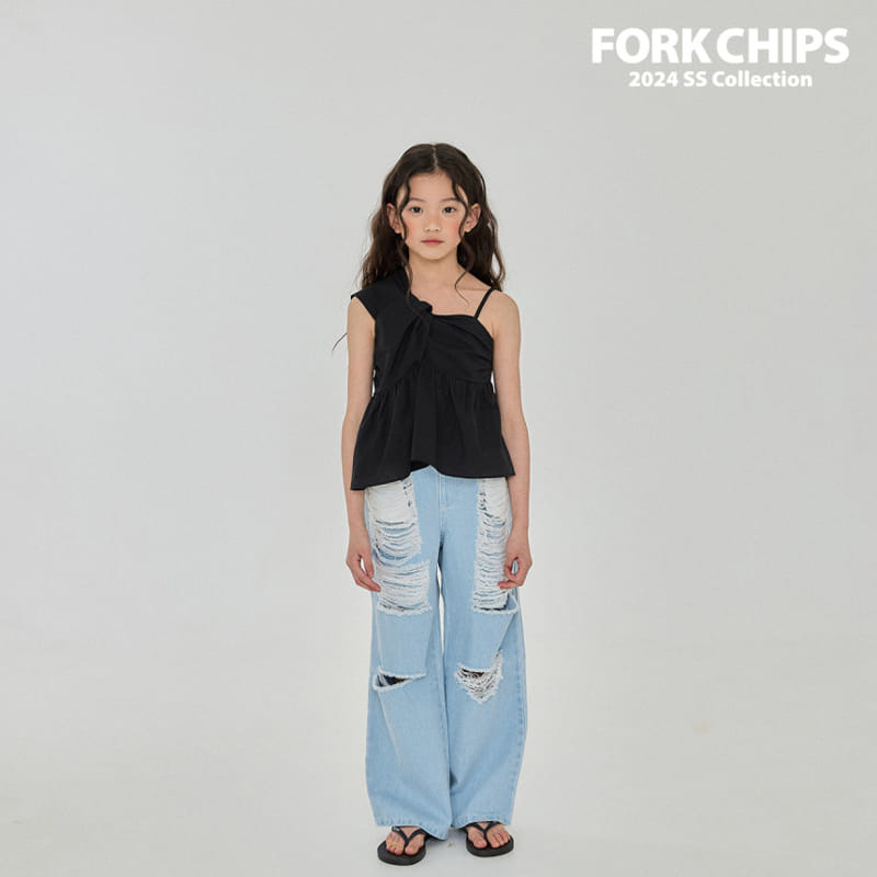 Fork Chips - Korean Children Fashion - #kidzfashiontrend - Pure Twist Blouse - 5