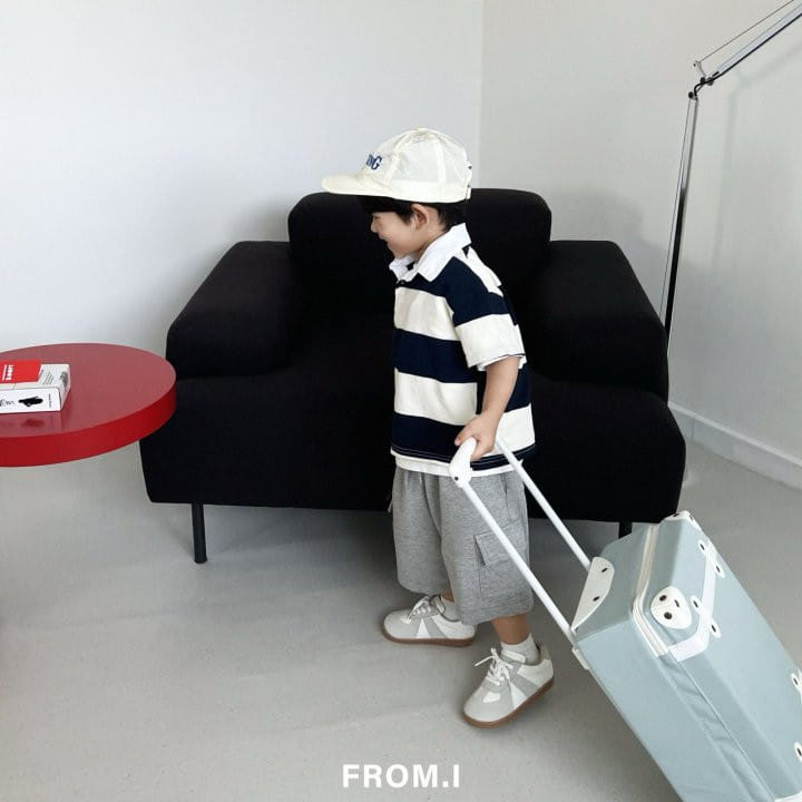 From I - Korean Children Fashion - #kidsshorts - Rugby Collar Tee - 9
