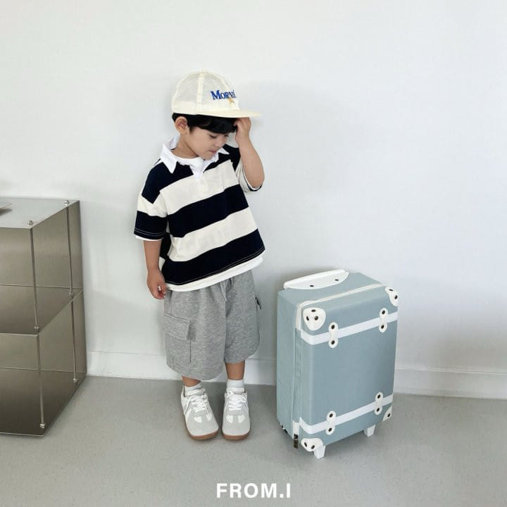 From I - Korean Children Fashion - #stylishchildhood - Rugby Collar Tee - 3