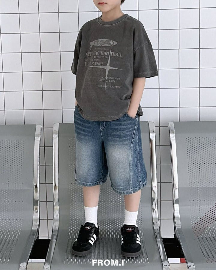 From I - Korean Children Fashion - #todddlerfashion - Tweed Denim Pants - 6