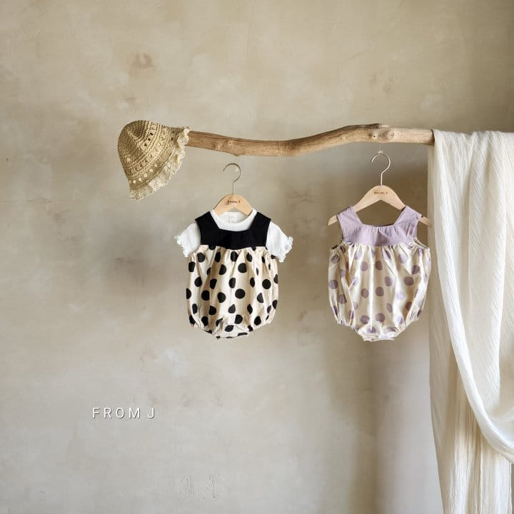 From J - Korean Baby Fashion - #babyootd - Pe Ang Dot Body Suit - 3