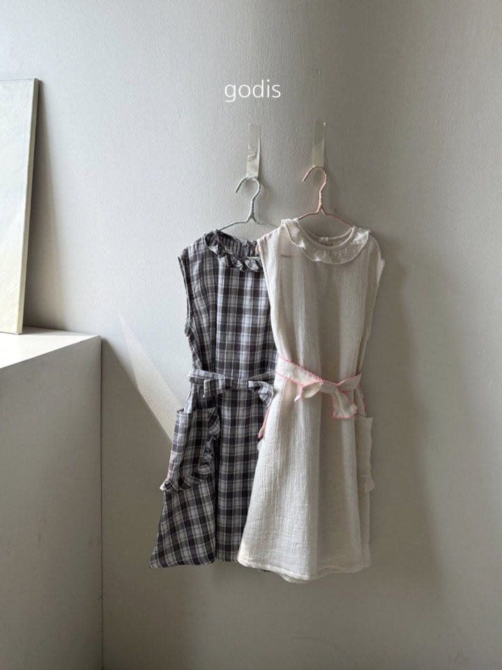 Godis - Korean Children Fashion - #kidzfashiontrend - Ribbon Belt One-Piece - 2