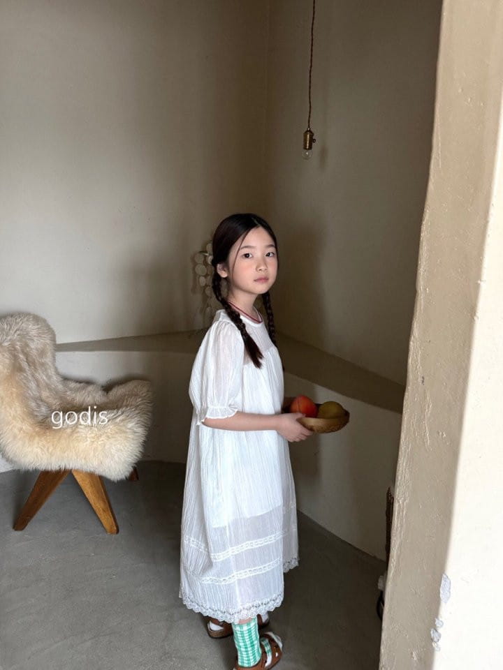 Godis - Korean Children Fashion - #minifashionista - Lace One-Piece - 8