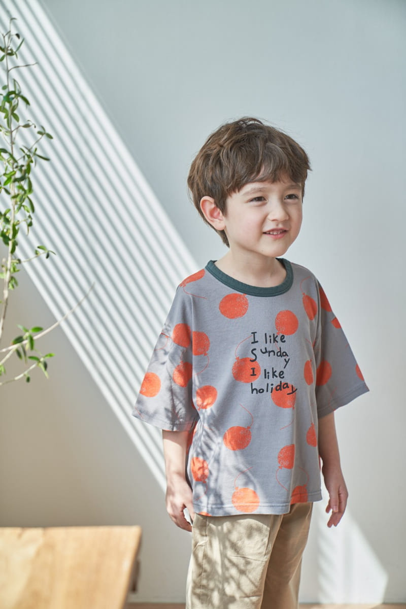 Green Tomato - Korean Children Fashion - #kidzfashiontrend - Balloon Tee - 4