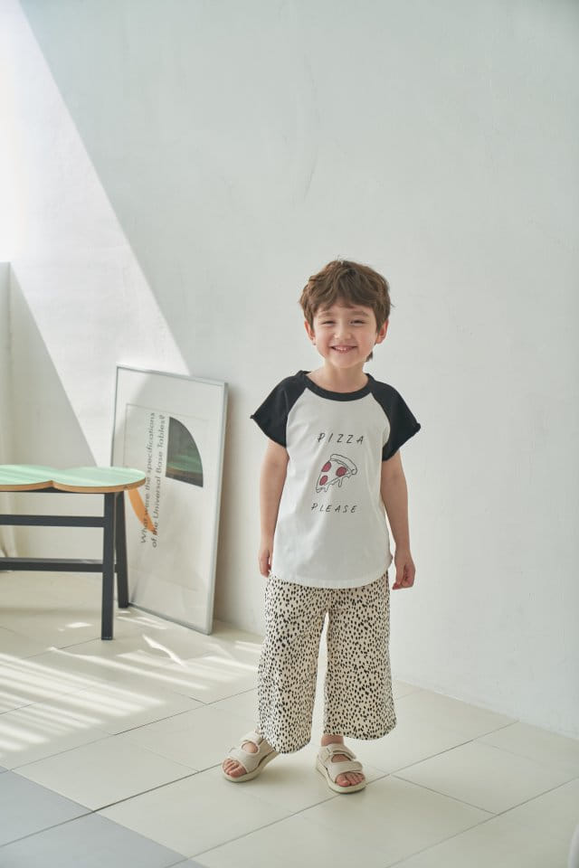 Green Tomato - Korean Children Fashion - #Kfashion4kids - Pizza Raglan Tee - 3