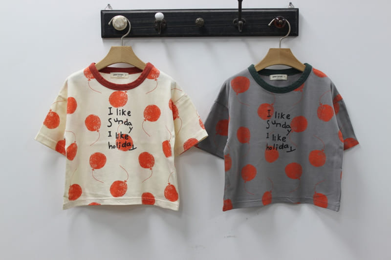 Green Tomato - Korean Children Fashion - #childofig - Balloon Tee - 10