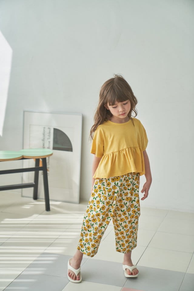 Green Tomato - Korean Children Fashion - #childofig - Muzi Shirring Tee - 5