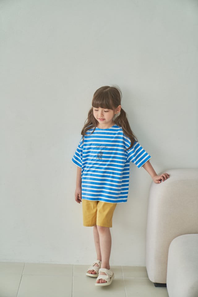 Green Tomato - Korean Children Fashion - #kidzfashiontrend - ST Boat Neck Tee - 3