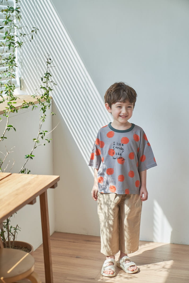 Green Tomato - Korean Children Fashion - #littlefashionista - Balloon Tee - 5