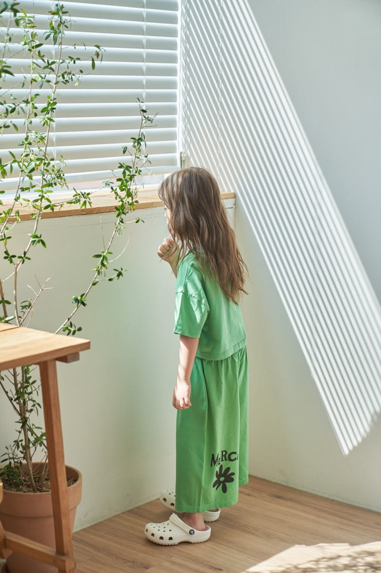 Green Tomato - Korean Children Fashion - #magicofchildhood - Merci Top Bottom Set - 7