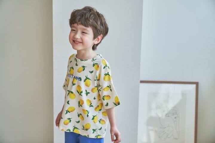 Green Tomato - Korean Children Fashion - #prettylittlegirls - Lemon Tee - 3