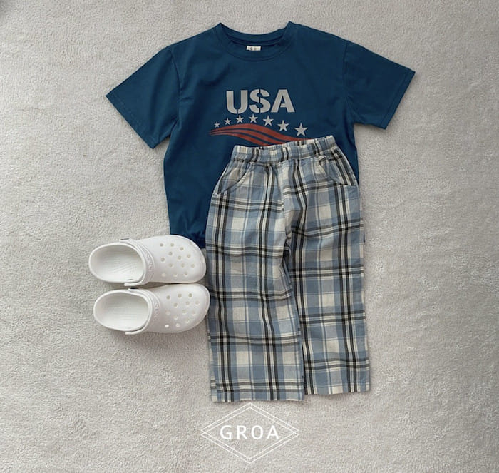 Groa - Korean Children Fashion - #childrensboutique - L Check Pants - 4