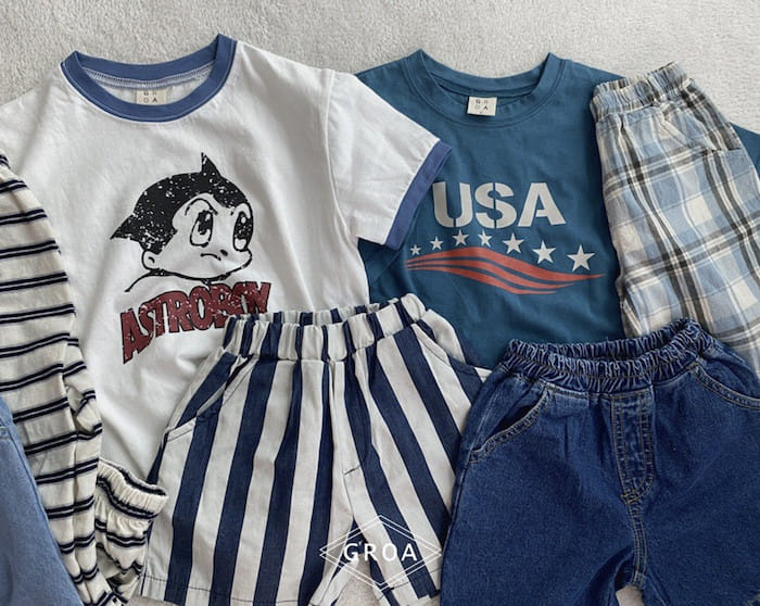 Groa - Korean Children Fashion - #kidsshorts - L Check Pants - 7