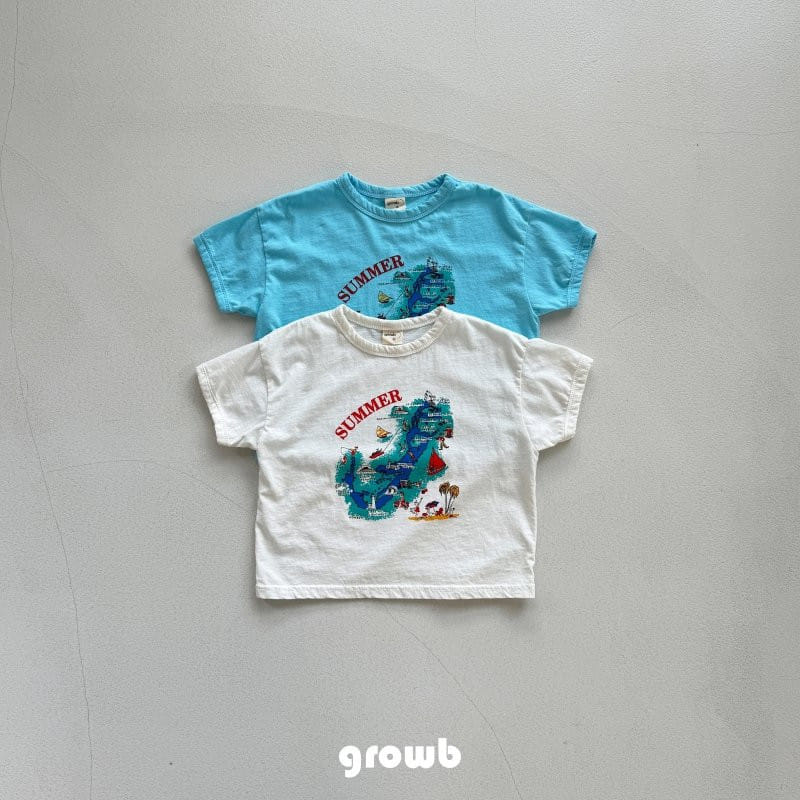 Grow B - Korean Children Fashion - #childofig - Bermuda Tee - 2