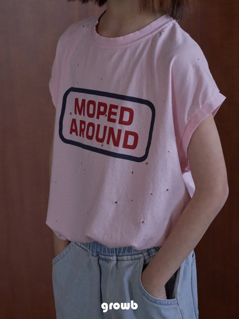Grow B - Korean Children Fashion - #designkidswear - Aruond Sleevelss Tee - 3