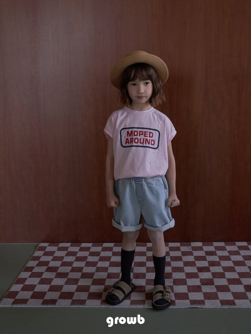 Grow B - Korean Children Fashion - #fashionkids - Aruond Sleevelss Tee - 5