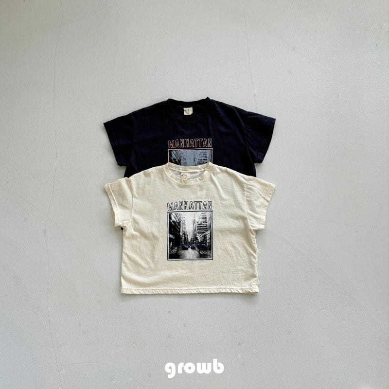Grow B - Korean Children Fashion - #prettylittlegirls - Manhattan Tee - 2
