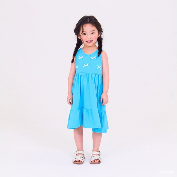 Hanab - Korean Children Fashion - #kidzfashiontrend - Ribbon Kan Kan One-Piece - 3