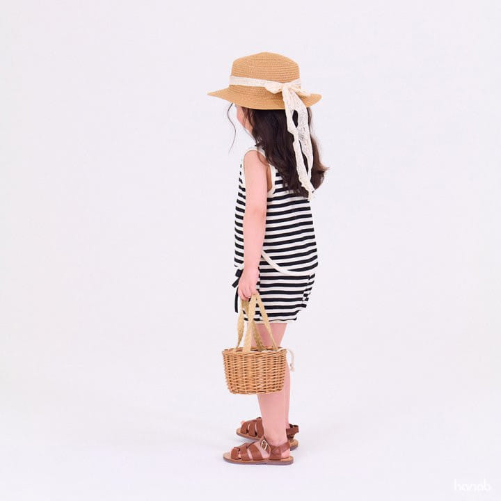 Hanab - Korean Children Fashion - #prettylittlegirls - Ribbon ST Top Bottom Set - 7