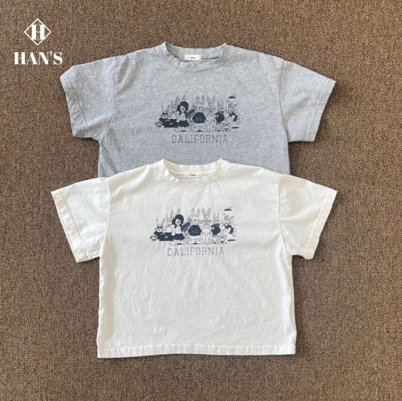 Han's - Korean Children Fashion - #kidsshorts - California Tee