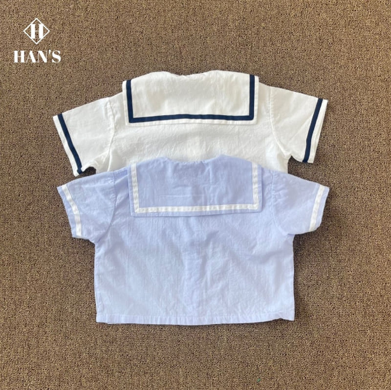 Han's - Korean Children Fashion - #kidsshorts - Sera Collar Blouse - 2