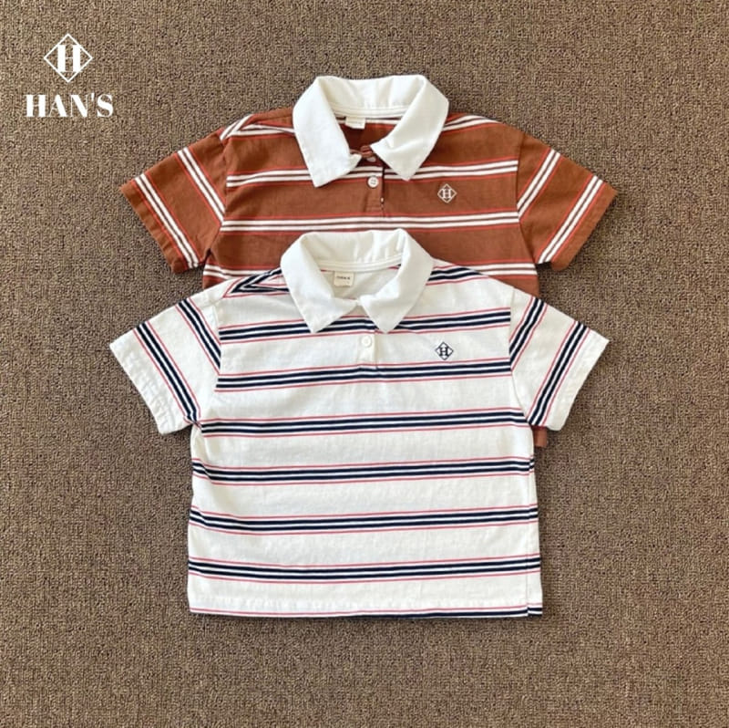Han's - Korean Children Fashion - #kidzfashiontrend - Collar ST Tee
