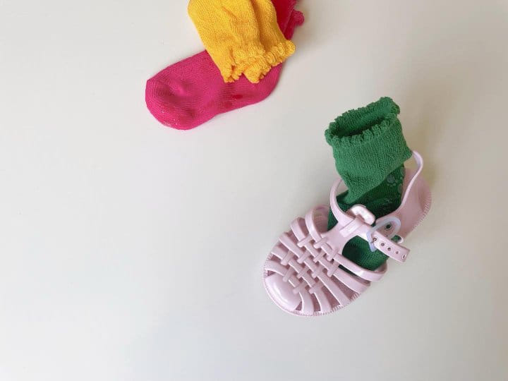 Han's - Korean Children Fashion - #littlefashionista - Macaroon Short Socks Set - 8
