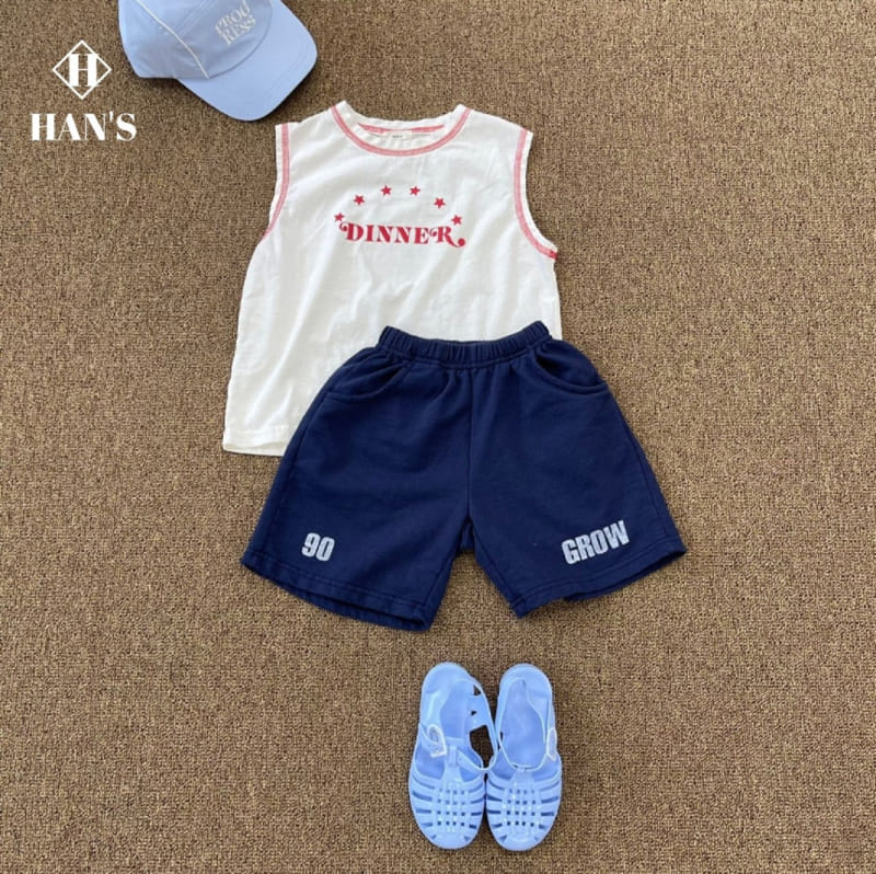 Han's - Korean Children Fashion - #prettylittlegirls - Basic Box Sleeveless Tee - 2