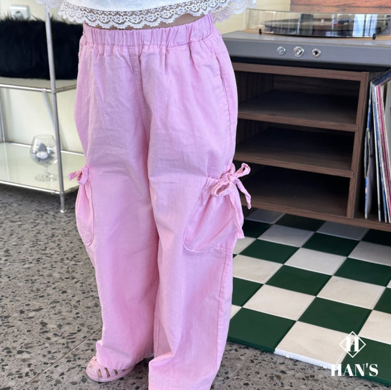 Han's - Korean Children Fashion - #prettylittlegirls - Piping Ribbon Pants - 7